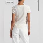 J.Crew Cashmere relaxed T-shirt in Snow, Size Small Photo 2