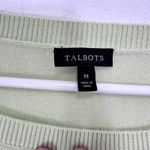 Talbots Light Green Lambswool Blend Crewneck Lightweight Longsleeve Sweater Med Photo 5
