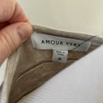 Amour Vert NWT Yvonne Tank, Medium, Oatmeal color Photo 8