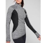 Athleta  Gray and Black Athletic 1/4 Zip Jacket Size M Photo 0