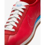 Nike Women’s Cortez Leather Sneaker - University Red/University Blue Photo 6