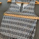 New York & Company Black white Cotton Sleeveless Romper. Size Medium. Photo 9