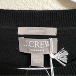 J.Crew Cashmere Classic-fit Crewneck Sweater in Black Size Large NWT Photo 7