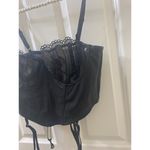 Savage X Fenty Black Bustier Rihanna Renaissance Rose Corset Caviar Size XL Photo 2