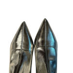 Abound  Silver Zip up Ankle Boots(Size 6M) Photo 5