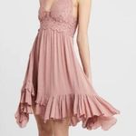 Free People 💕💕 One Adella Slip Dress ~ Rose Pink Medium M NWT Photo 0