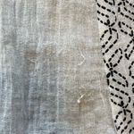 Free People Two-Piece Halter & Overlay Linen Dress Set Black White Boho Large Photo 12