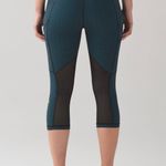 Lululemon Outrun 17" Crop Score Jacquard Black Indian Ocean / Black Photo 5