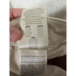 MOTHER The Roller Crop Prep Fray Pants Light Tan Size 27 Wide Leg Raw Hem Photo 11