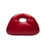 A.W.A.K.E. MODE‎ Small Lucy Faux Leather Padded Top Handle Bag Red Photo 1