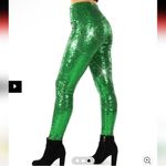 Tipsy Elves  Sequin High Waisted Leggings - Green - M Photo 2