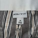 Ava & Viv NWT  Ankle High Rise Fitted Hip & Thigh Comfort Waist Plaid T25 Photo 6