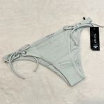 NWT Tavik Ricci Bottom Glossy Pique Adjustable Tie Sides in Light Blue Photo 0