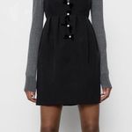 ZARA NWT  Black Jewel Strappy Mini Dress M Photo 2