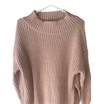Aerie Size Medium Light Pink Knit Round Neck Sweater Coquette Soft Cozy Photo 1
