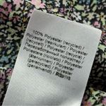 Ganni  Floral Midi Shirt Dress Long Sleeves Button Front Side Slits Size 36 Small Photo 12