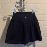 Lululemon skirt tennis skort Black high rise pockets pull on soft align like new Photo 3