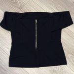 Deletta  Off the shoulder black top size small from Anthropologie Photo 4