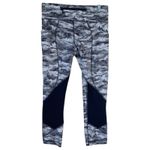 Lululemon Pace Rival Crop Power Luxtreme Hazy Days Gray Camo Soulcycle Size 6 Photo 2