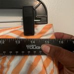 ZARA Women's High Rise Wide Leg Jeans Orange Sorbet Swirl Print Sz 10 NWOT Photo 4