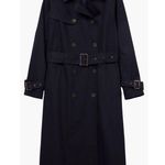 Desigual  Vilma Cotton Twill Trench Coat - Blue - Medium (new) Photo 1