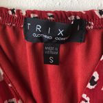 Trixxi Red Animal Print Romper Photo 6