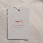 ANDIE NWT Maxi Wrap Dress Coconut (Off-White) Sleeveless V-Neck Tie Waist M Photo 8