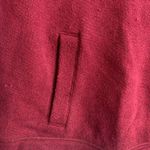 J.Crew  Dark Red Cowl Neck Sweatshirt Photo 3