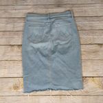 Mother the peg step fray denim skirt size 24 Blue Photo 3