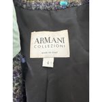Armani Collezioni Vintage Tweed Wool Jacket Colorful Nubs Sz 6 Made n Italy Photo 5