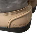 Barbour Women Size 8 Tan Nubuck Leather Duck Waterproof Lace Up Boots Photo 4
