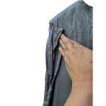 Uma Raquel Davidowicz satin silver pleated pullover crewneck tunic dress L Gray Size L Photo 5