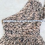 Gianni Bini Leopard Print Maxi Dress One Shoulder Long Sleeve Party Size 6 New Photo 13