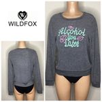 Wildfox New. Alcohol you later sweatshirt. Small. Retails $129 Photo 1