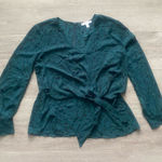 Chelsea28 NWT  Green Ponderosa Leopard Size‎ Large Photo 0