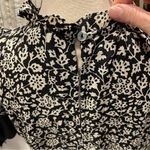 Adorable Black and white floral boho ruffle maxi dress pinch Size L Photo 9