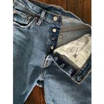 Levi's Levi’s 501 Medium Wash High Rise Button Fly Skinny/Slim Fit Size 28 Photo 5