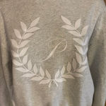 PINK - Victoria's Secret VS PINK Gray Medium Crested Logo Sweatshirt Photo 2