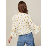 Miss Selfridge NWT  Ochre Ditsy Floral Blouse Photo 2