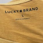 Lucky Brand Joshua Tree Graphic T Shirt Mustard Yellow Women's Size L Photo 4