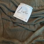 Olivia Rae 3/$15 LIVI green slightly cropped top Photo 4