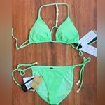NWT VIX beaded bikini set Green Size L Photo 5