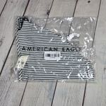 Aerie  Bikini Bottoms Black White Stripe Ruffle Gingham Size M Photo 8