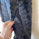 Multiples PS Open Front Faux Fur Fleece Lined Black Vest Size Small Photo 3