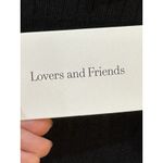 Lovers + Friends  Solaire Sweater Dress in Black Size‎ XS Textured Photo 4