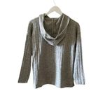 Sweet Romeo  Ribbed Hooded Sweater/Light Heather Grey/Size XS Photo 3