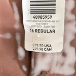 Torrid NEW Faux Leather Pants Womens 16R Brown Perfect Skinny Mid Rise Ankle Photo 7