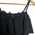 By & By Black Women's 7 Bodycon Dress Party Off Shoulder Ruffle Lace Black Size undefined Photo 1