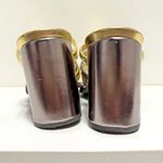 Farm Rio Sandal Block Heel Slide Gold Photo 3