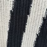 Joie  Chadsey‎ Striped Pullover Sweater Black White Chunky Knit Women’s Sz M Photo 9